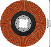 Bosch EXPERT X782 flap disc 125 mm G80 X-Lock.