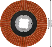 Bosch EXPERT X782 flap disc angled 115 mm G40 X-LOCK.