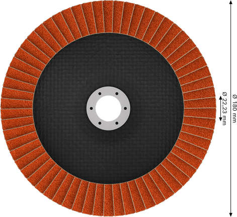 Bosch EXPERT X782 Flap Disc 180 mm G60 for angle grinders.