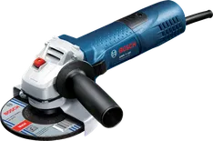 Bosch GWS 7-115 compact angle grinder for metal cutting.