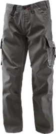Bosch WCT 18 grey cargo trousers, canvas fabric.