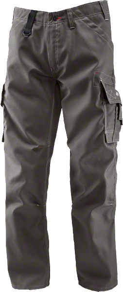 Bosch WCT 18 grey cargo trousers, canvas fabric.