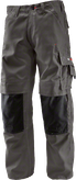 Bosch WKT 18 grey trousers with knee pockets.