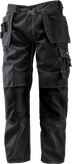 Bosch WHT 09 trousers with holster pockets, black canvas.