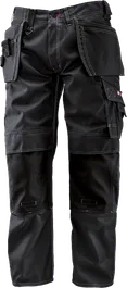 Bosch WHT 09 trousers with holster pockets, black canvas.