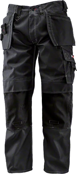 Bosch WHT 09 trousers with holster pockets, black canvas.
