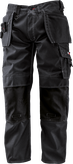 Bosch WHT 09 trousers with holster pockets, black canvas.