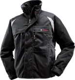 Bosch WFJ 09 black pilot jacket in polyester canvas.