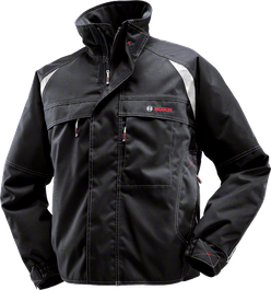 Bosch WFJ 09 black pilot jacket in polyester canvas.