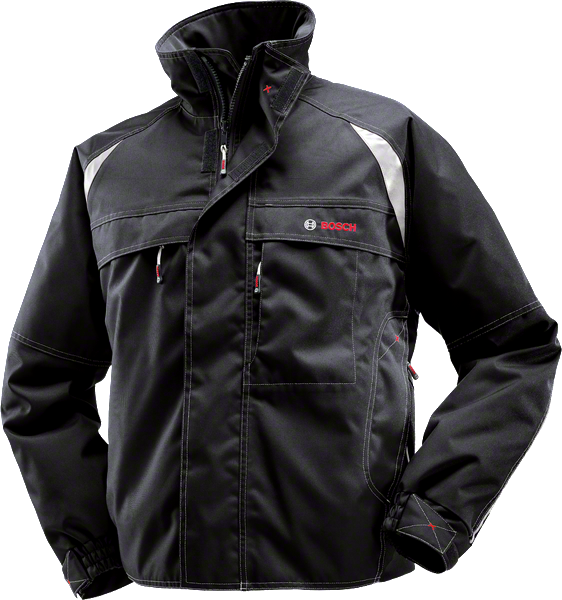 Bosch WFJ 09 black pilot jacket in polyester canvas.
