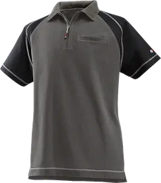 Bosch WPSI 18 grey polo shirt, cotton polyester blend.