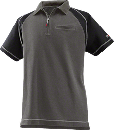 Bosch WPSI 18 grey polo shirt, cotton polyester blend.