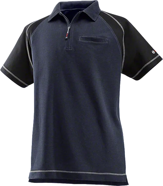 Bosch WPSI 010 blue polo shirt, cotton polyester piqué.