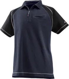 Bosch WPSI 010 blue polo shirt, cotton polyester piqué.