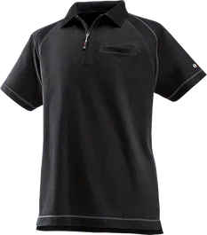 Bosch WPSI 09 black polo shirt cotton polyester blend.