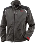 Bosch WSJ 18 softshell jacket in grey, triple layer.
