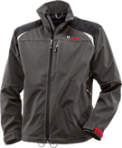 Bosch WSJ 18 softshell jacket in grey, triple layer.