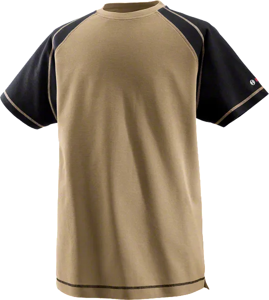 Bosch beige WTSI 05 T-shirt with black sleeves.