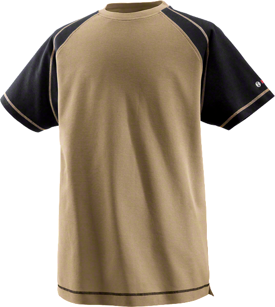 Bosch beige WTSI 05 T-shirt with black sleeves.