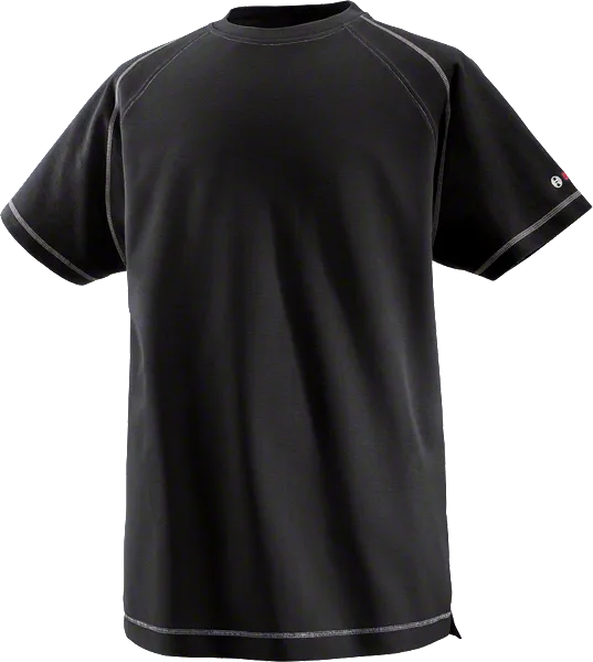 Bosch WTSI 09 black T-shirt, piqué cotton blend.