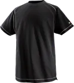 Bosch WTSI 09 black T-shirt, piqué cotton blend.