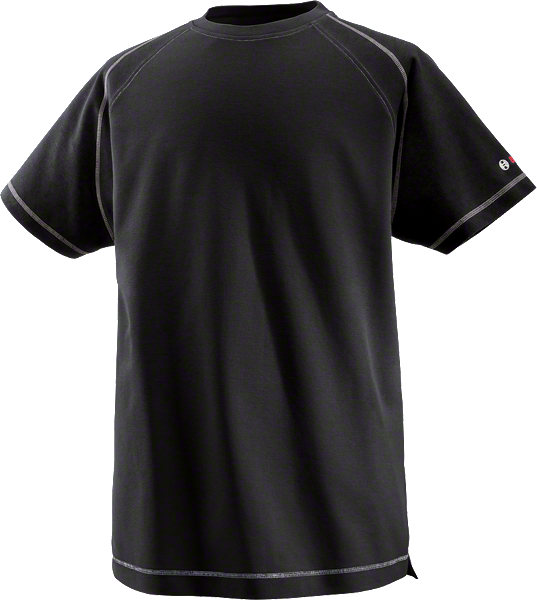 Bosch WTSI 09 black T-shirt, piqué cotton blend.