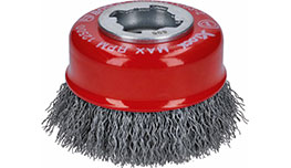 X-LOCK Clean for Metal Cup Brushes, Crimped Wire