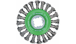 X-LOCK Heavy for Inox Wire Wheels, Knotted Wire