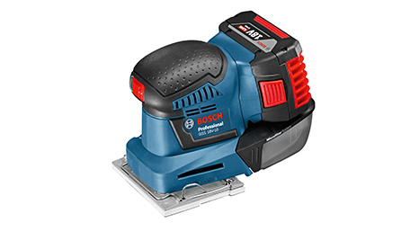 A blue Bosch Professional jigsaw is displayed on a white background, showcasing its design.