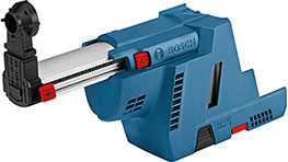 A blue Bosch Professional cordless nailer on a white background, showcasing its design.