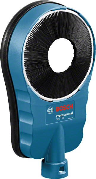 Bosch GDE 162 dust extraction accessory for drilling tools.
