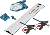 Bosch FSN OFA 32 kit with guide rail and clamps.