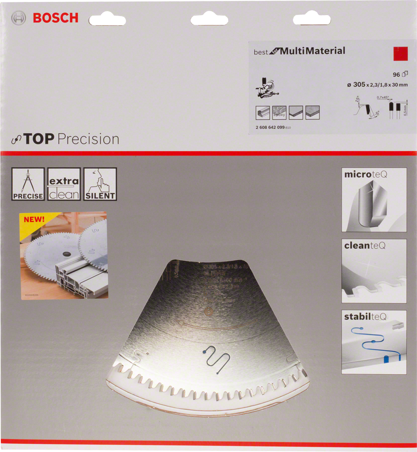 Bosch Top Precision Best for Multi Material circular saw blade.