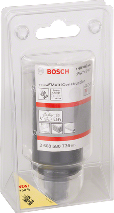 Bosch MultiConstruction holesaw 1 5/8″.