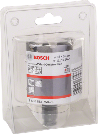 Bosch Endurance for Multi Construction holesaw 2 1/8″.