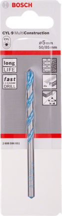 Bosch CYL-9 MultiConstruction drill bit 5 mm.