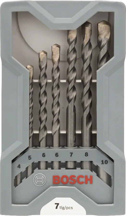 Bosch 7-piece drill bit set.