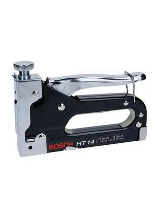 Bosch Handheld Tacker HT 14 for stapling tasks.