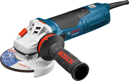Bosch GWS 17-125 CIE angle grinder with 125mm disc.