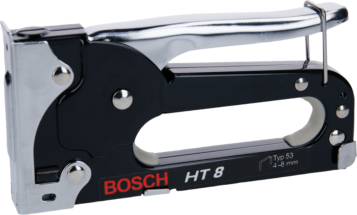 Bosch Handheld Tacker HT 8 for stapling Type 53 staples.