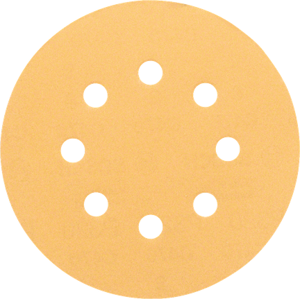 Bosch Expert sanding disc with 8 holes for random orbital sanders.