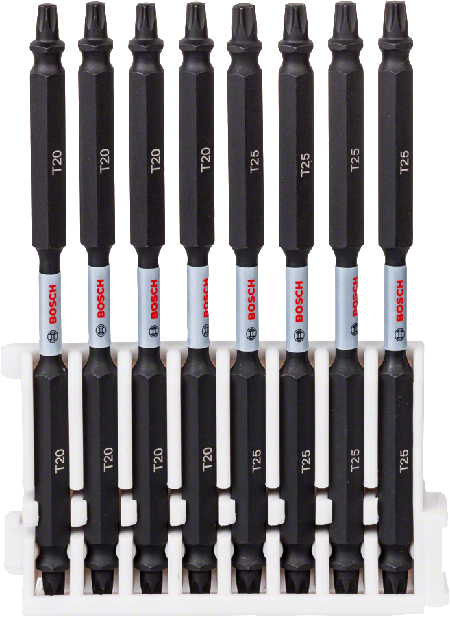 Bosch Impact Control Screwdriver Bit pack 8-piece T20 T25 110mm.