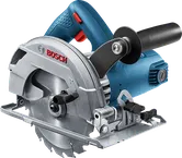 Bosch GKS 600 hand-held circular saw for wood cutting.