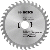Bosch circular saw blade Eco for wood 130 mm.