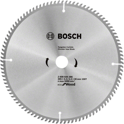 Bosch Circular Saw Blade Eco for wood, 305 mm 100 teeth.
