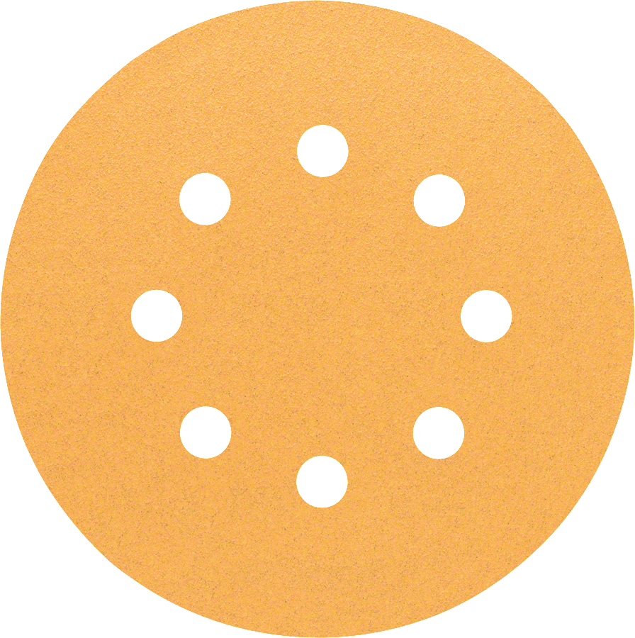 Bosch C470 sanding sheet 125mm 8-hole 120 grit.