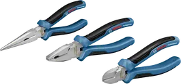 Bosch plier set with ergonomic handles.