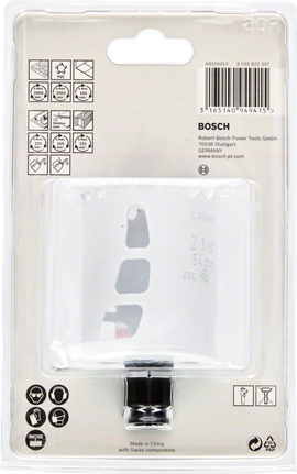 Bosch 54 mm carbide hole saw.