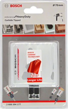 Bosch 70 mm carbide hole saw.