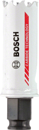 Bosch carbide technology holesaw for metal cutting.